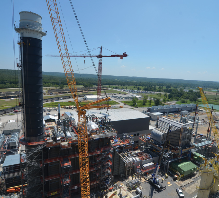 Grand River Energy Center Unit 3 is expected to be the most efficient fossil-fuel generation unit in the Southwest Power Pool. Photo Courtesy: Grand River Energy Center