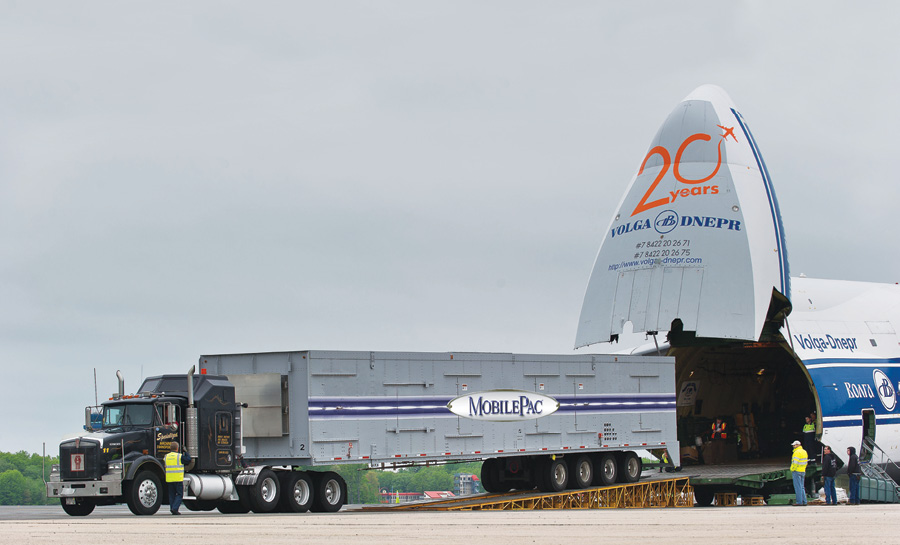 Four FT8 MOBILEPAC units were completed, commissioned, and brought online in less than three weeks in Algeria. Photo courtesy: PW Power Systems