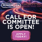Join the POWERGEN International® advisory committee, help develop conference program